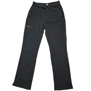 NWT Women Healing Hands Purple Label Tori Scrub Pant Black XST Flare Leg Pockets